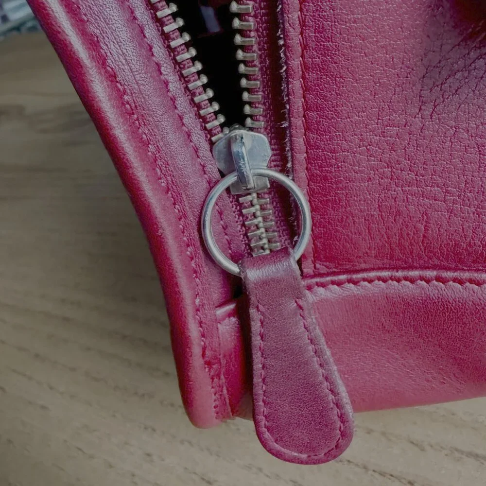 Coach Red Leather Crossbody Bag - Picture 12 of 16